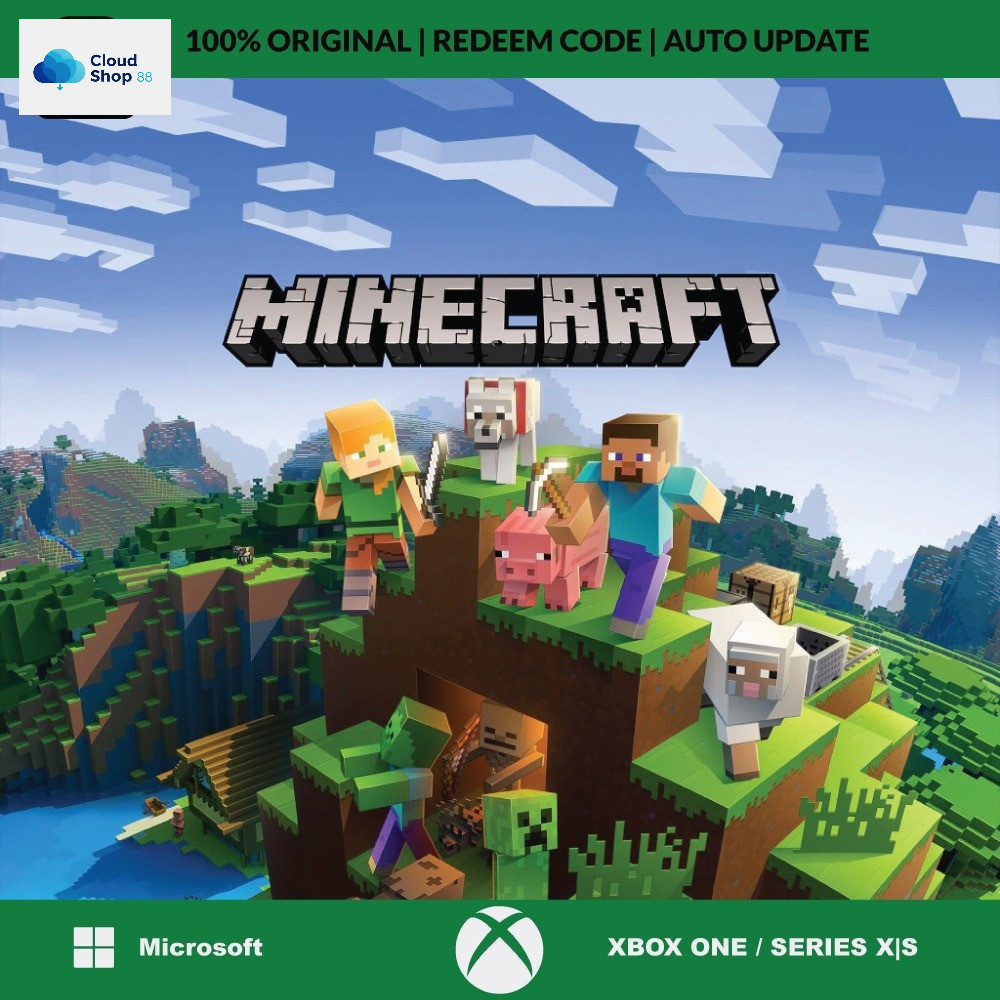 Minecraft Win10 Xbox One Series X|S Original Redeem Code Game