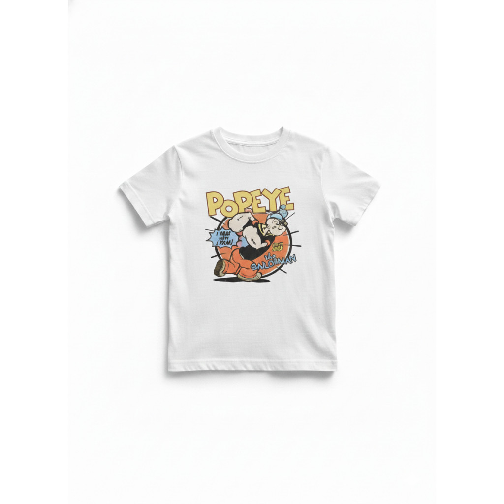 Kaos Anak - Baju Kaos Anak KIDS Laki Laki  dan Pere,puan Umur 1-8 Tahun Kartun POPEYE by Storm