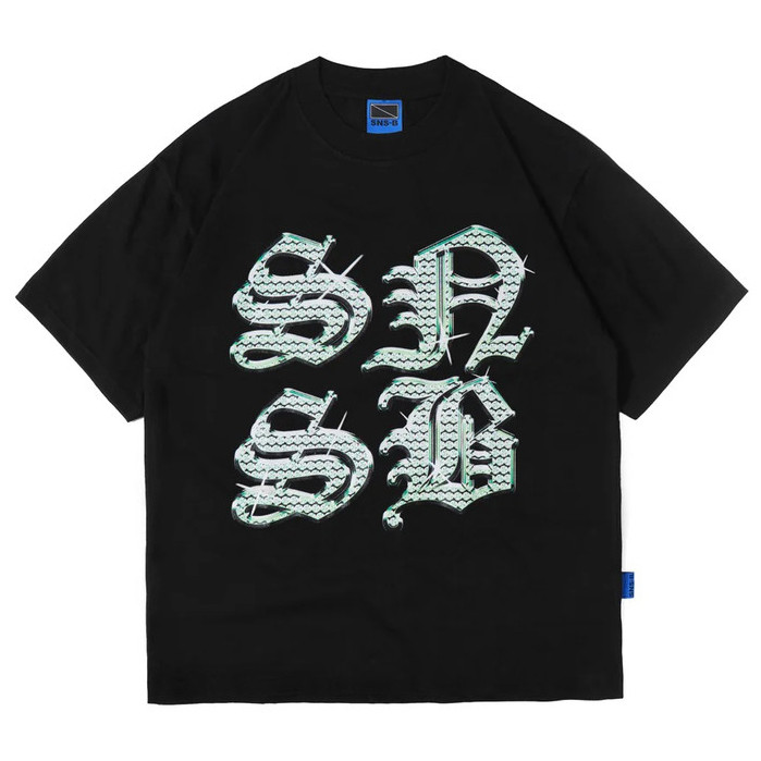 SNSB WORLD | GEMZ BLACK | TSHIRT | SORRYNOTSORRY.B | SNSB