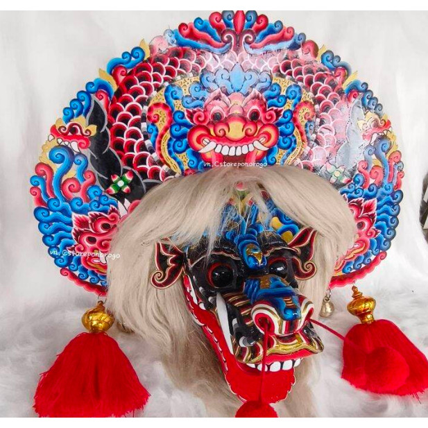 sEs BIG SALE Barongan Full Kayu (Bonus Kemul) RANDOM MOTIF / Jamang Sponss Sablon Barongan Jumbo Dev