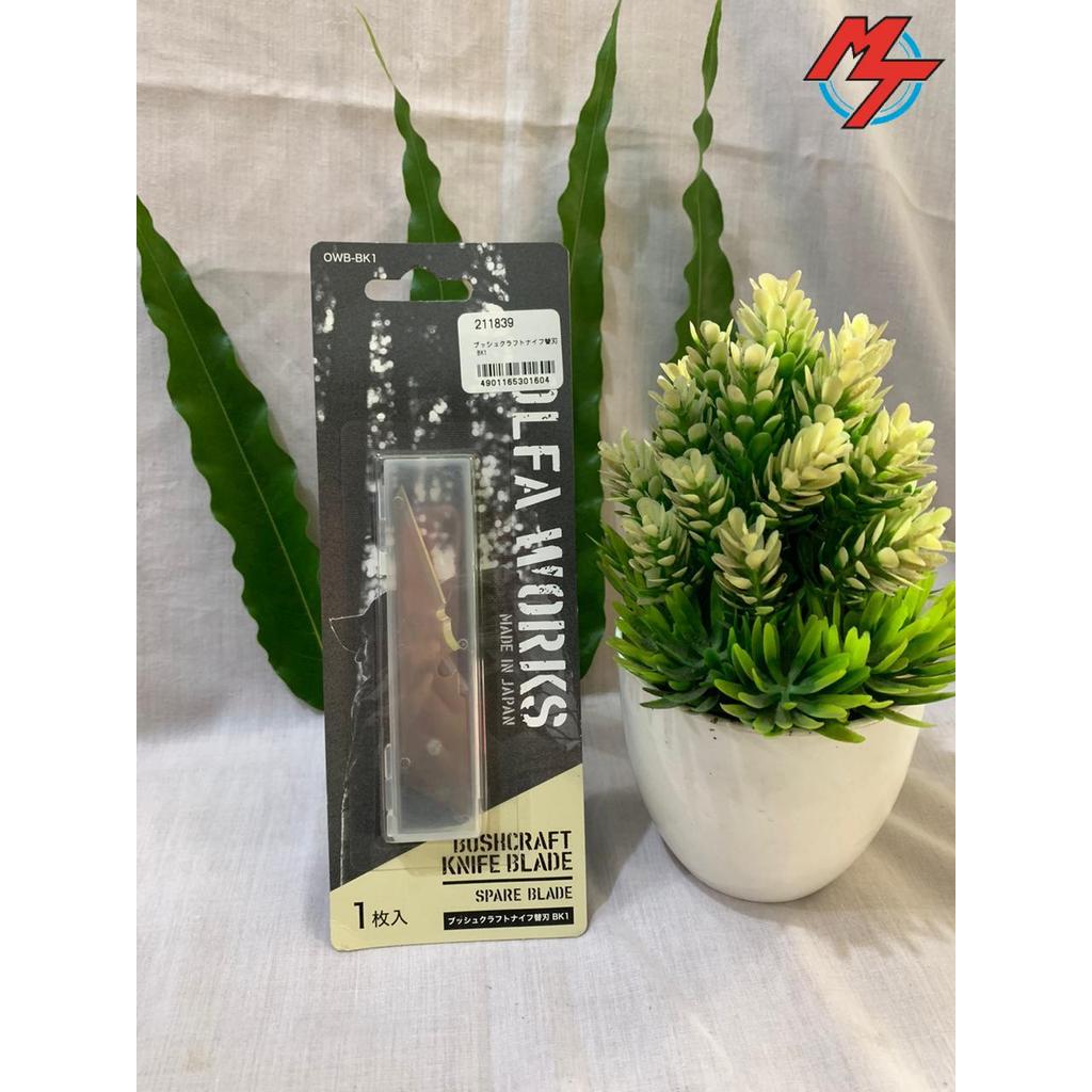 OLFA WORKS OWB-BK1 Refill Pisau Serbaguna untuk Perkemahan Buschcraft Knife