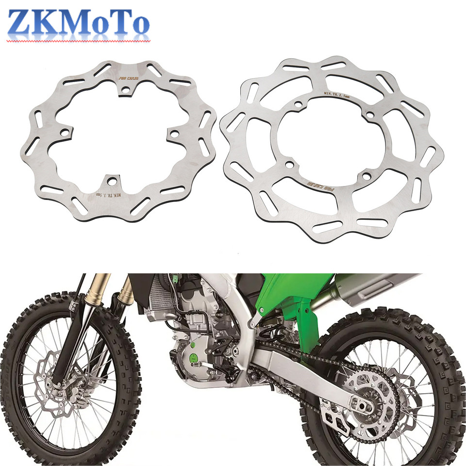 Motorcycle 240mm 270mm Front and Rear Brake Disc Brake Device For Kawasaki KX125 KX250 KX250F KX450F