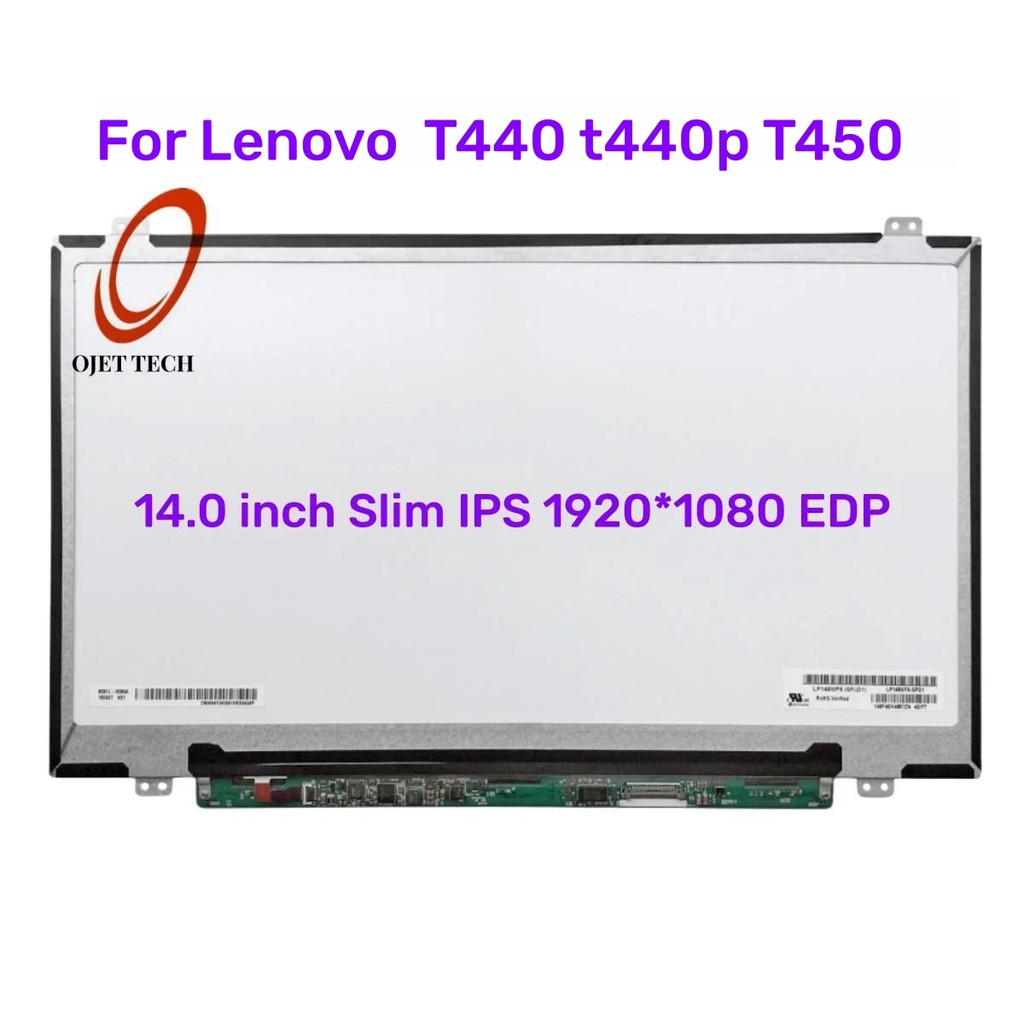14 In IPS 1920*1080 HD Laptop LCD Screen for Lenovo T440 t440p T450 laptop lcd replacement 30pin edp