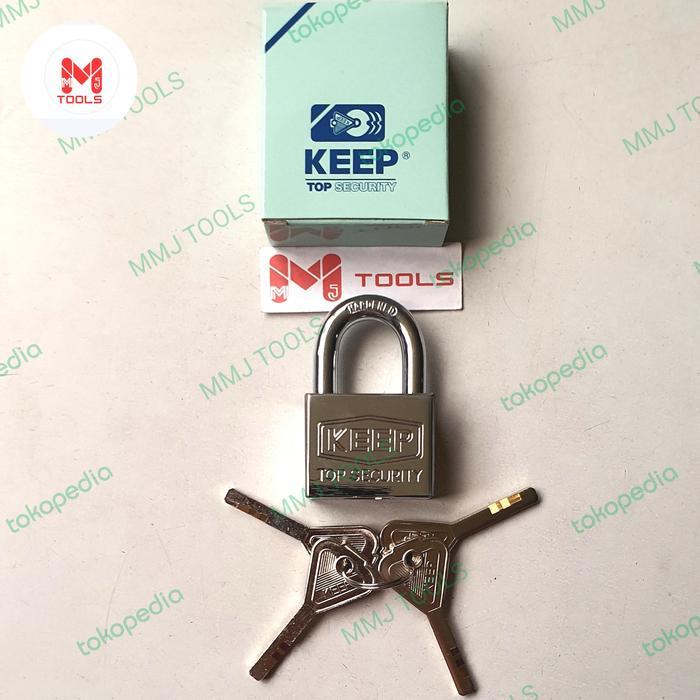 Gembok KEEP 40mm Pendek- KEEP Top Security Lock- KEEP Gembok Stainless