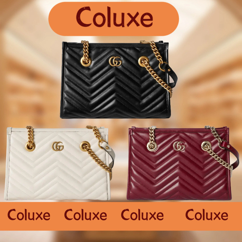 GUCCI GG Marmont Small Tote Handle Bags #Harga termurah di shopee.