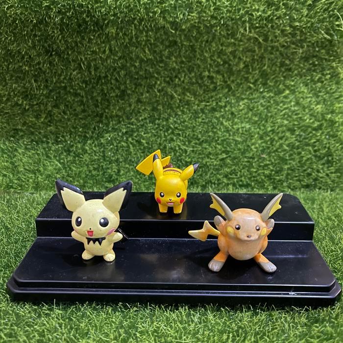 Pokemon Fure Moncolle - Pichu, Pikachu & Raichu