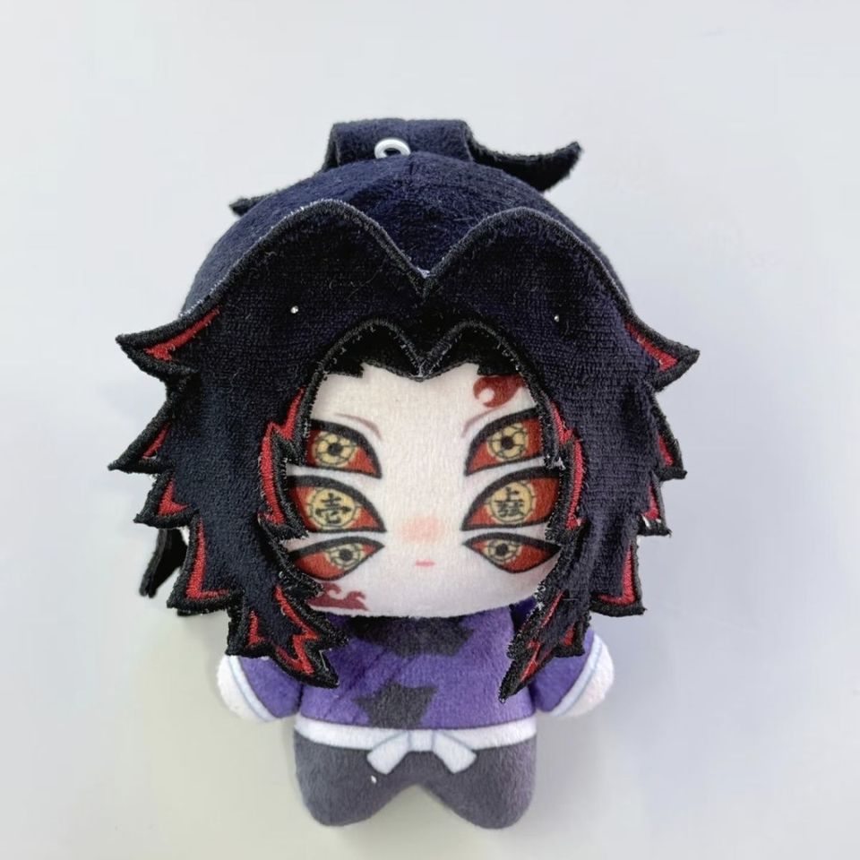 10cm ‌Demon Slayer Kimetsu no Yaiba Kokushibo Plush Doll Pendant Douma Cosplay Stuffed Toy For Anime