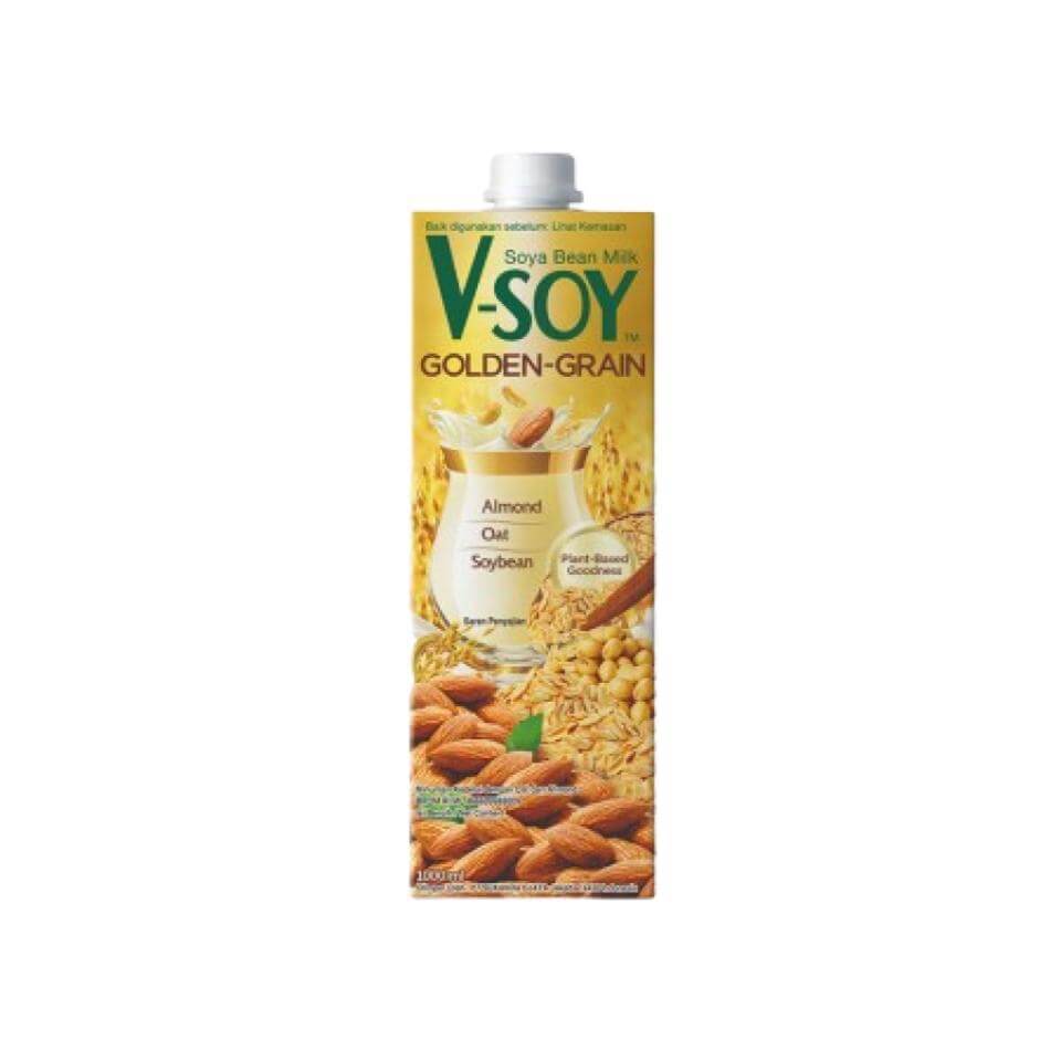 V-Soy Susu Kedelai Golden Grain 1 L