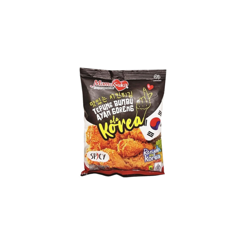Mamasuka Tepung Bumbu Ayam Goreng Korea Spicy 170 gr