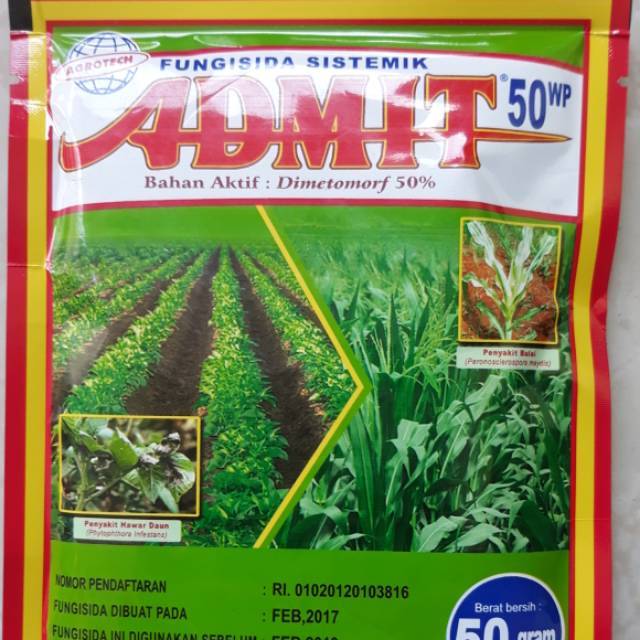 Admit 50 WP Fungisida Sistemik Pencegah Bulai Jagung