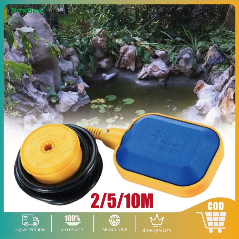 2 / 5 / 10 METER Float Switch Kabel Pelampung Sensor Pompa Celup Saklar Otomatis Spare Part Pompa Ai