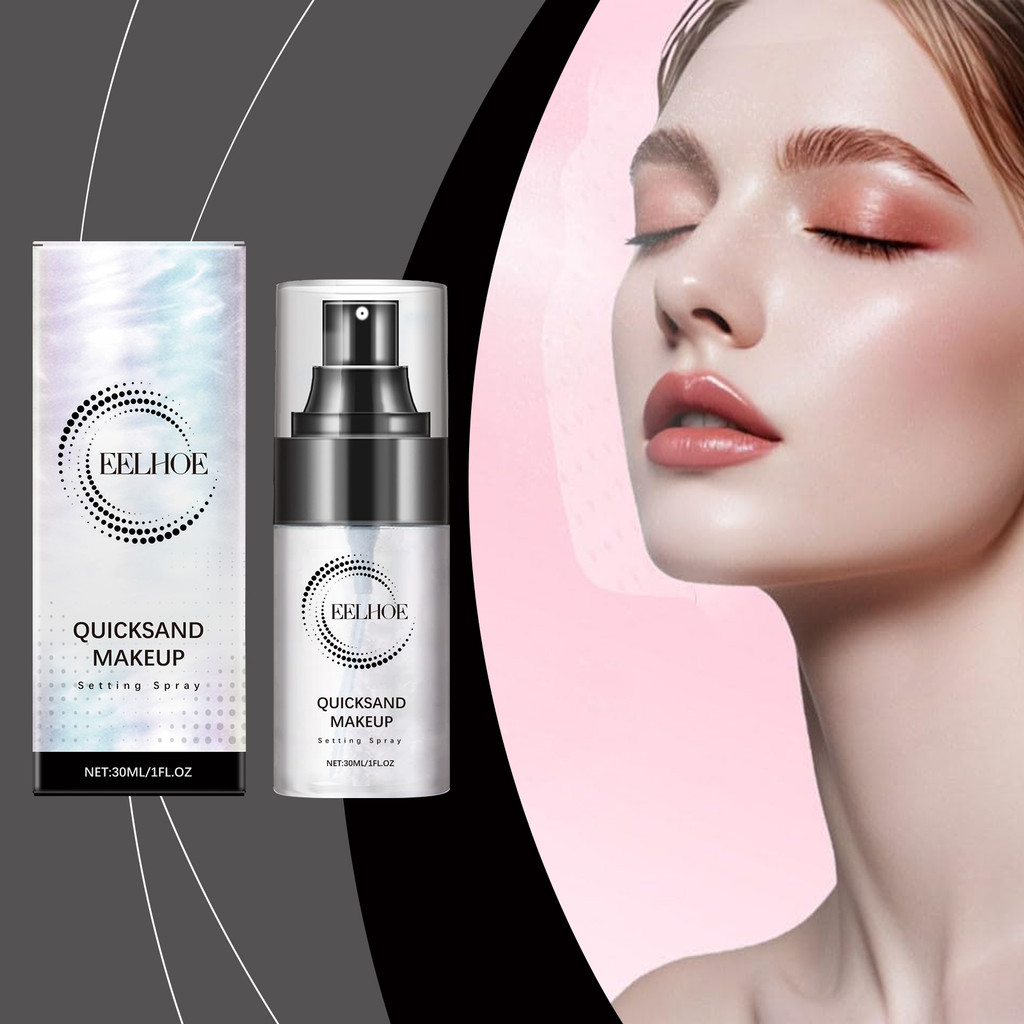 EELHOE Setting Spray Make Up 30ml Aerosol Fine Mist Setting Spray Tahan Lama Oil Control Tahan Lama 