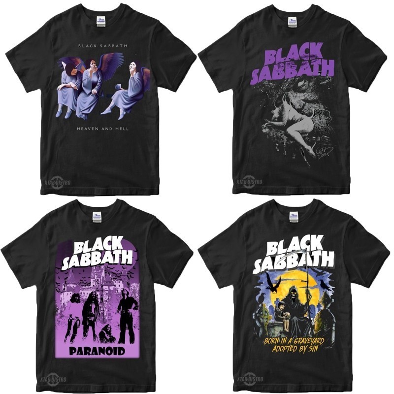 kaos baju Kaos black sabbath God is dead Premium tshirt black sabbath kaos band black sabbath born h