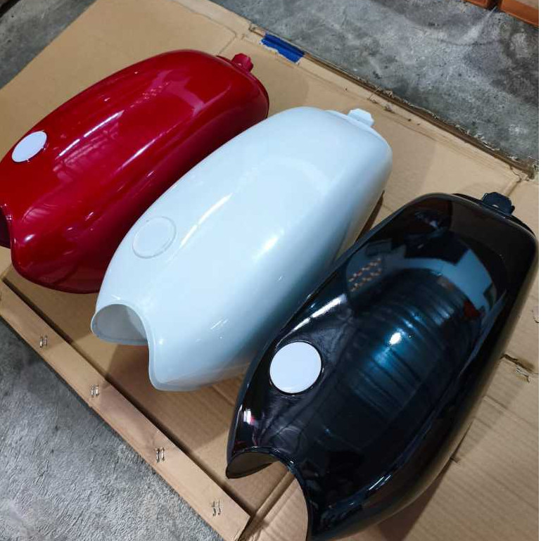 Tangki Bensin Cb 100 Tangki Cb100 Glatik TANGKI HONDA CB100 GELATIK Hitam Putih Merah TEBAL