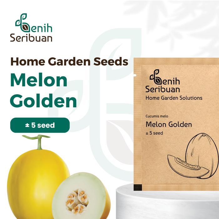 Benih Buah Melon Golden Kuning F1 Hibrida Premium - Benih Seribuan - PREM MELON GOLDEN