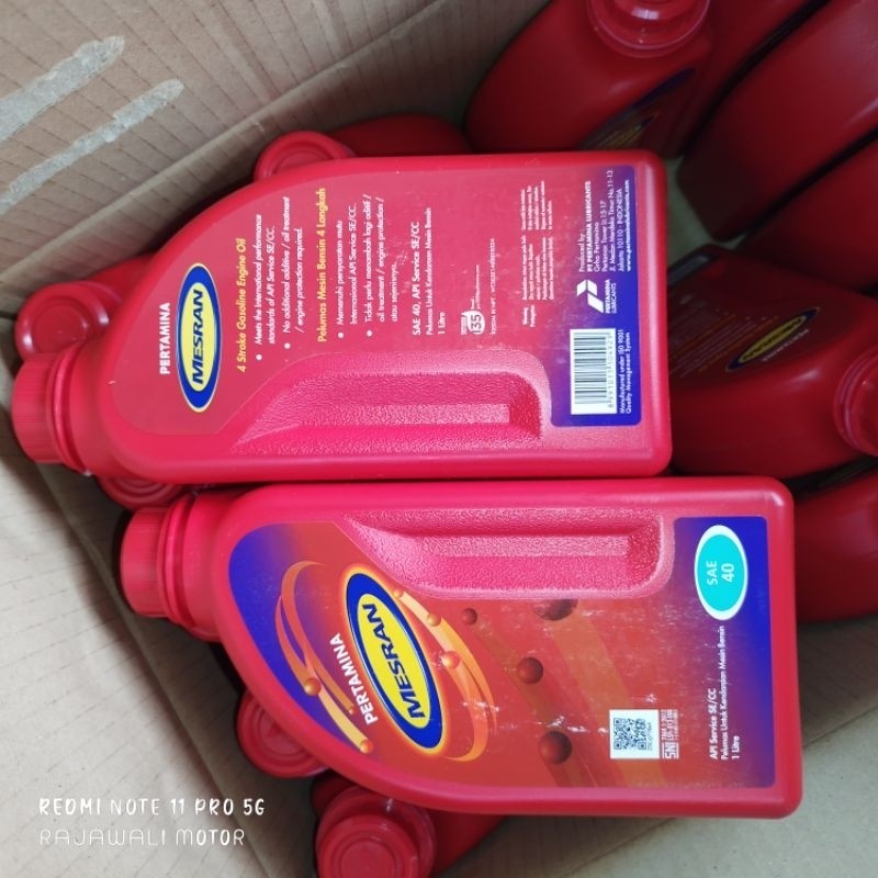 Oli mesran sae 40 1 liter Original