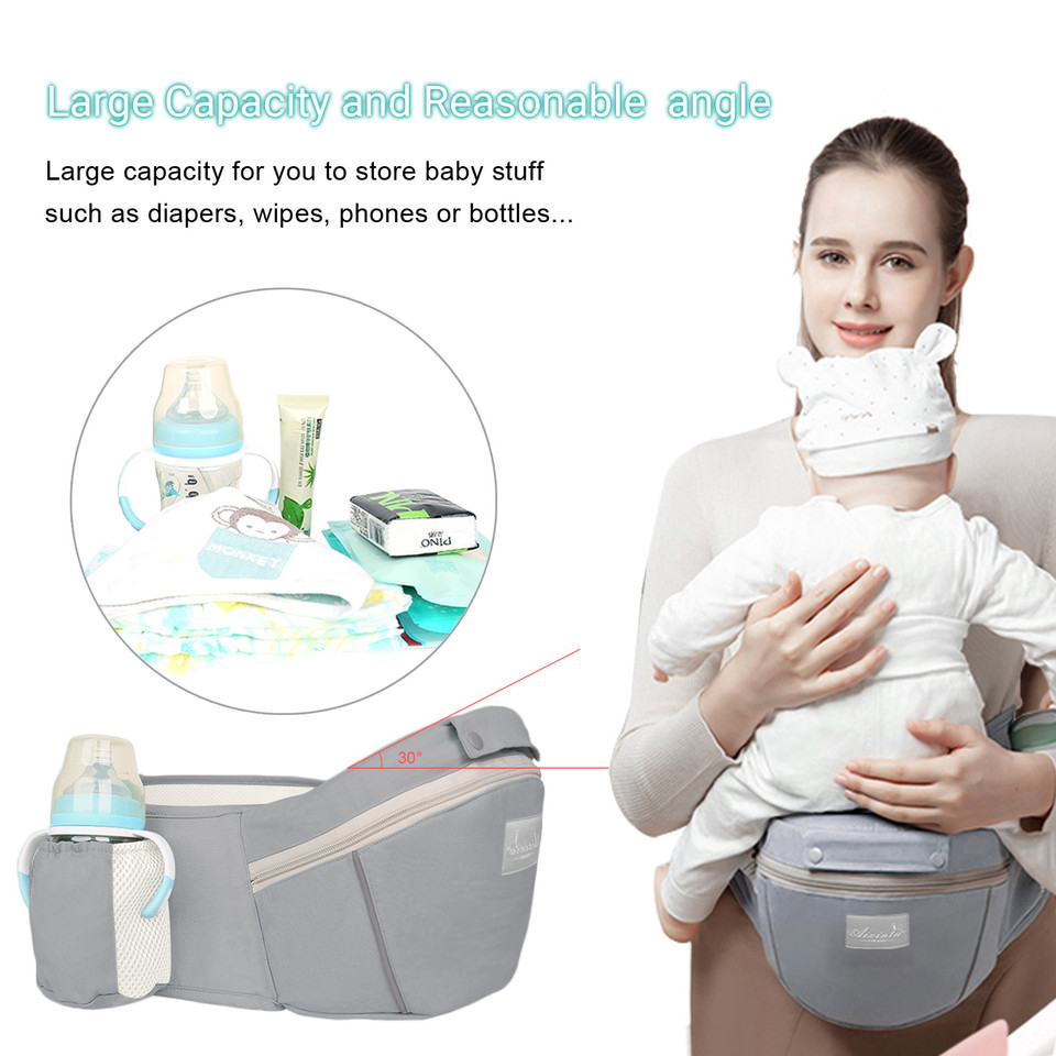 Ergonomic Baby Carrier Backpack Infant Baby Hipseat Carrier Front Facing Ergonomic Kangaroo Baby Wra