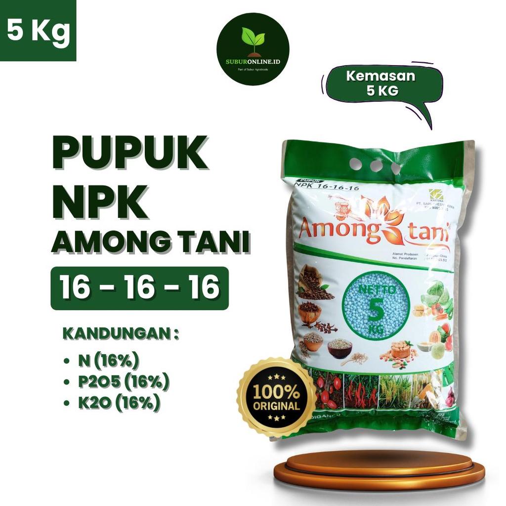 NPK AMONG TANI 16 16 16 KEMASAN 5 KG