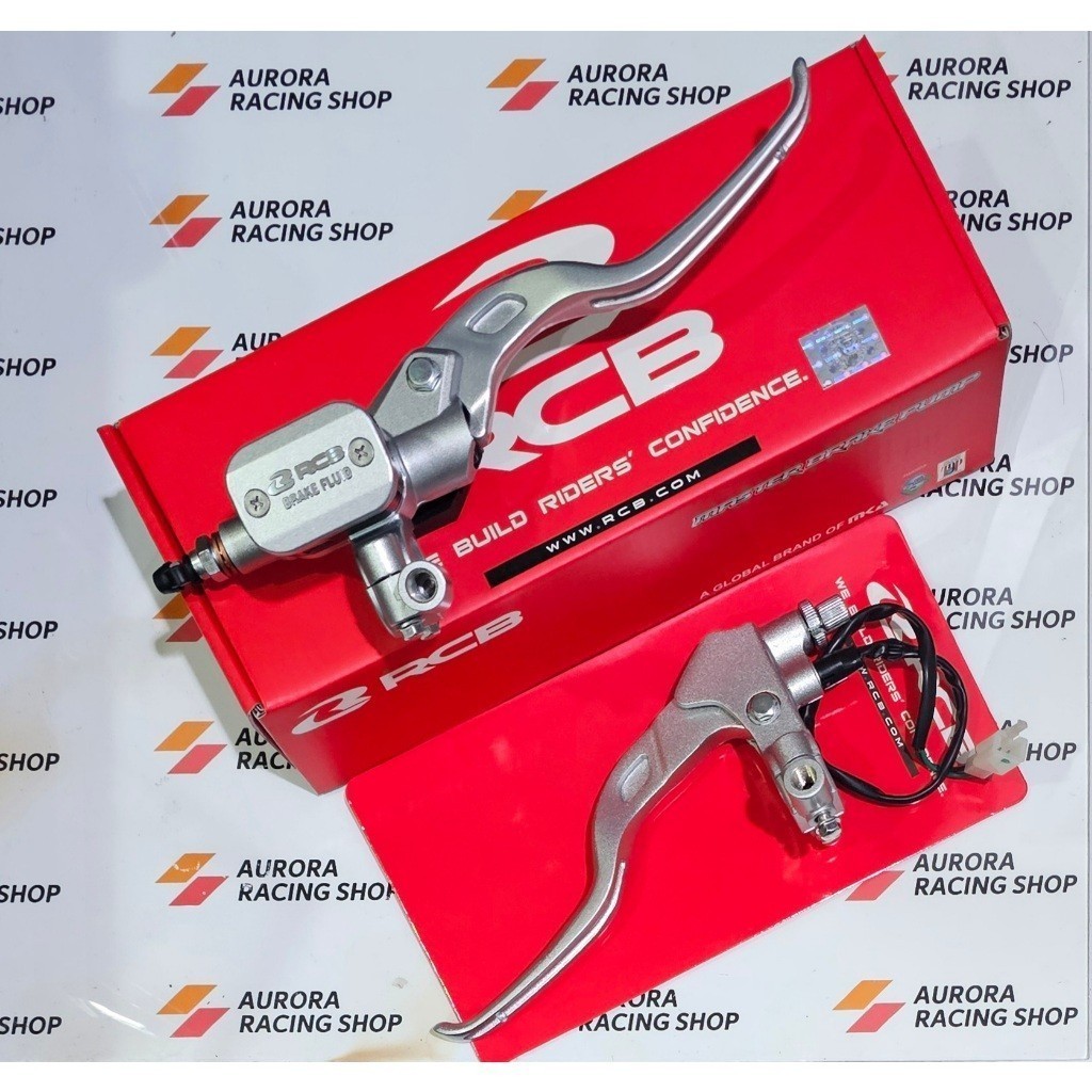 MASTER REM RCB E3 14 MM + RCB Handgrip & HANDLE RCB E2 REM / KOPLING ORIGINAL BLACK / SILVER