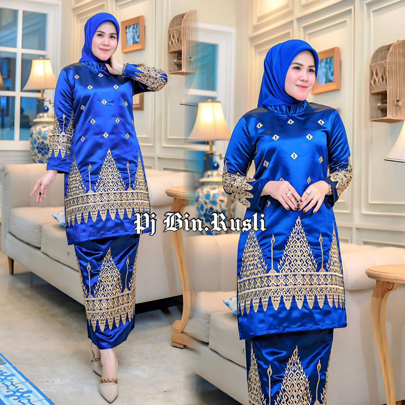Set Baju Kurung Bordir 2 - Baju Kurung Modern - Kebaya Modern - Kebaya Baju Kurung Padang - Baju Kur