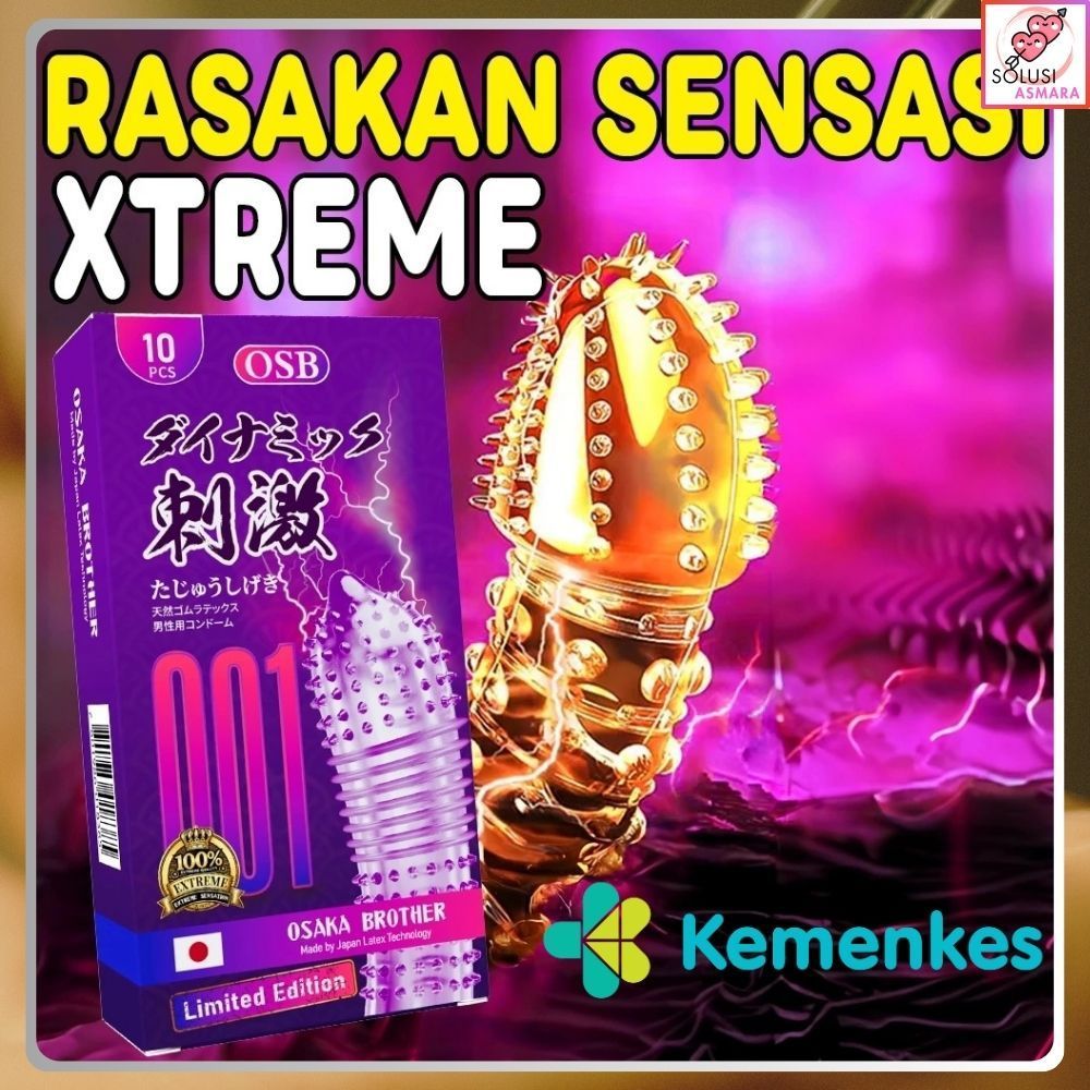 TERMURAH Kondom Premium Dotted Berduri Gerigi Pipa Extra Kualitas Premium 001 - Privasi Aman COD