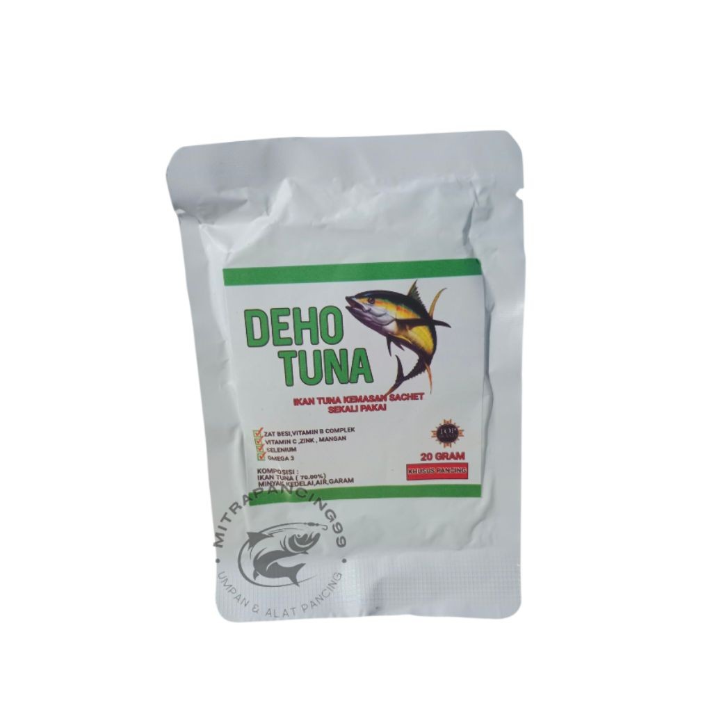 Deho Tuna Sachet 20 gr - Umpan Ikan Deho Kemasan