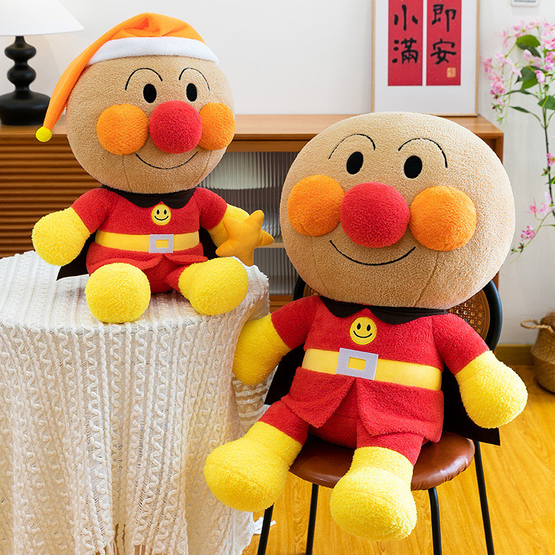 Mainan Plush Kartun Baru Anpanman Bakteri Superman Elf