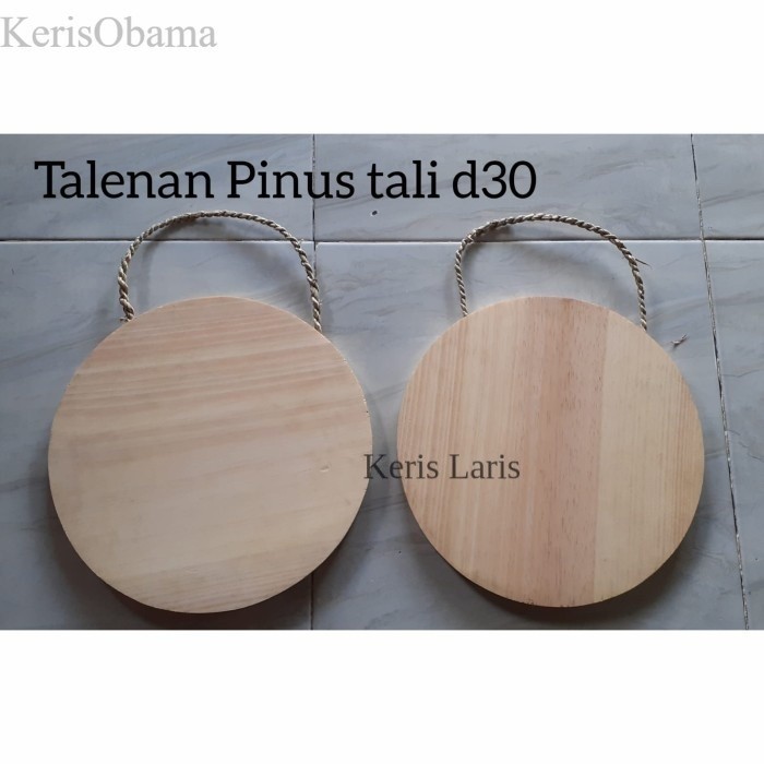 Talenan Bulat Tali D30 cm/Talenan Lukis /Talenan Tali D30 murah KL4