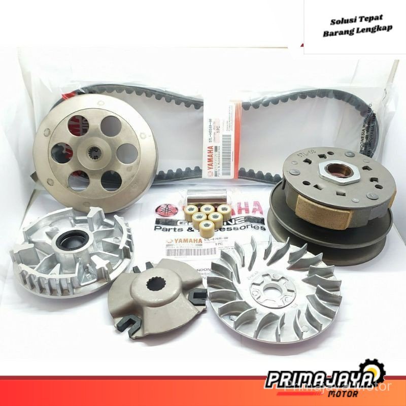 PAKET PULLY KIRI CVT MIO SPORTY / SMILE / SOUL KARBU / FINO KARBU / NOUVO KARBU PAKET CVT MIO SPORTY