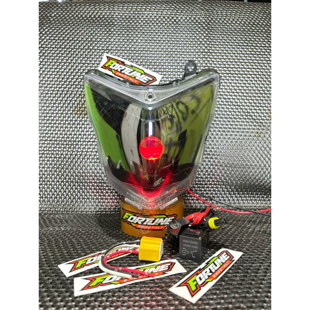 Reflektor Lampu Depan Biled H4 + Socket CB150R Old 2012-2015 Tinggal Pasang '