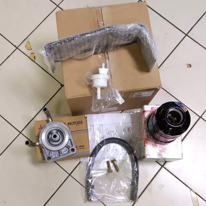 double fuel filter solar all new triton / all new pajero sport Andalan