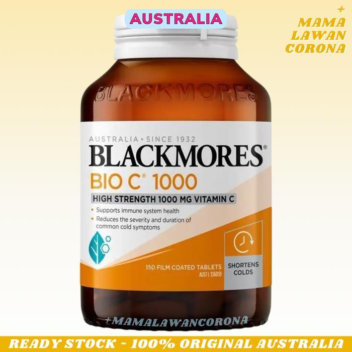 BLACKMORES BIO C 1000mg AUSTRALIA Vitamin C 1000 mg 150 Tablet Tablets