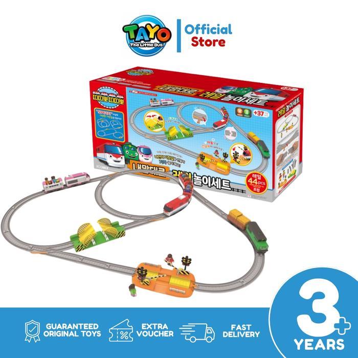 Mainan Titipo Multi Rail Package Playset TPT-118005/Mainan Kereta
