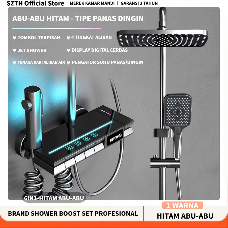 SZTH DDG06 shower kamar mandi satu set one bathroom shower set Shower Tiang Set Column Keran Mandi