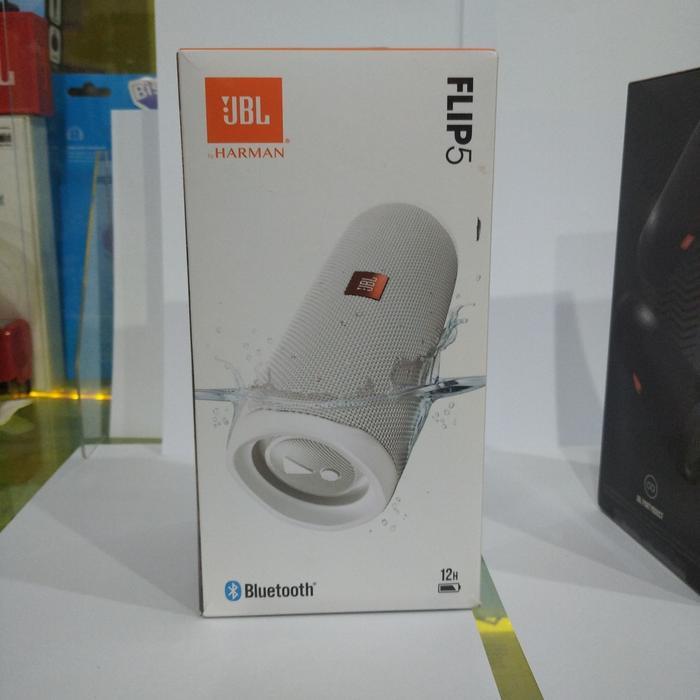 jbl flip 5 original ims resmi - Putih