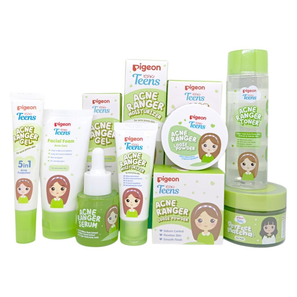 Paket Lengkap Pigeon Teens Acne Ranger Untuk Remaja Kulit Berjerawat