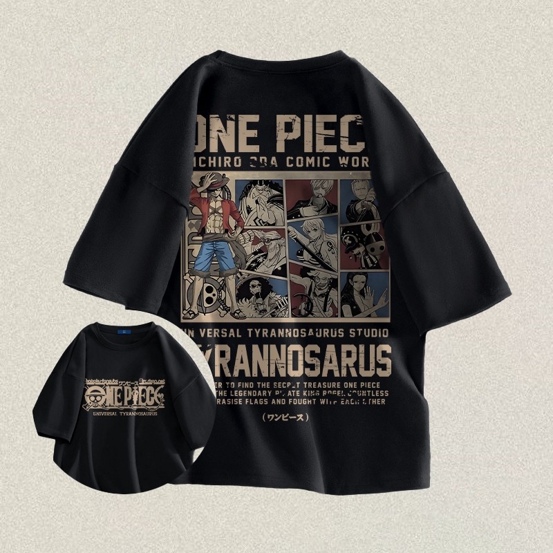 Baju Kaos Oversize Pria | Kaos Motif One Piece | Kaos Pria Distro Original | Baju Kaos Pria | Kaos C