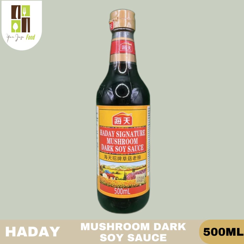 Haday Mushroom Dark Soy Sauce 500 ml / Kecap Jamur Hitam / Premium / Kecap Dark Mushroom / Soy Sauce