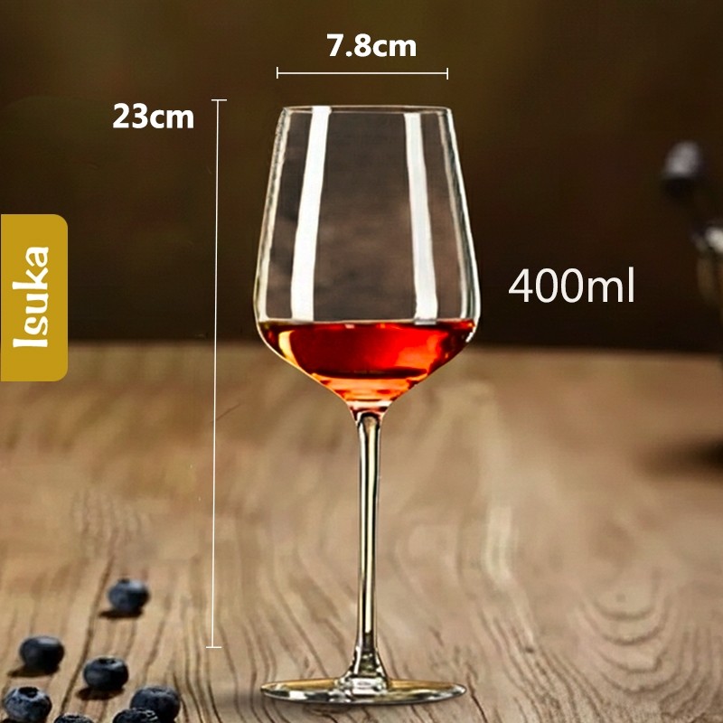 Gelas Wine Kaca Kristal Wine Goblet Red Wine Stem Glass Gelas Minum Anggur Crystal Glass Shiraz 10