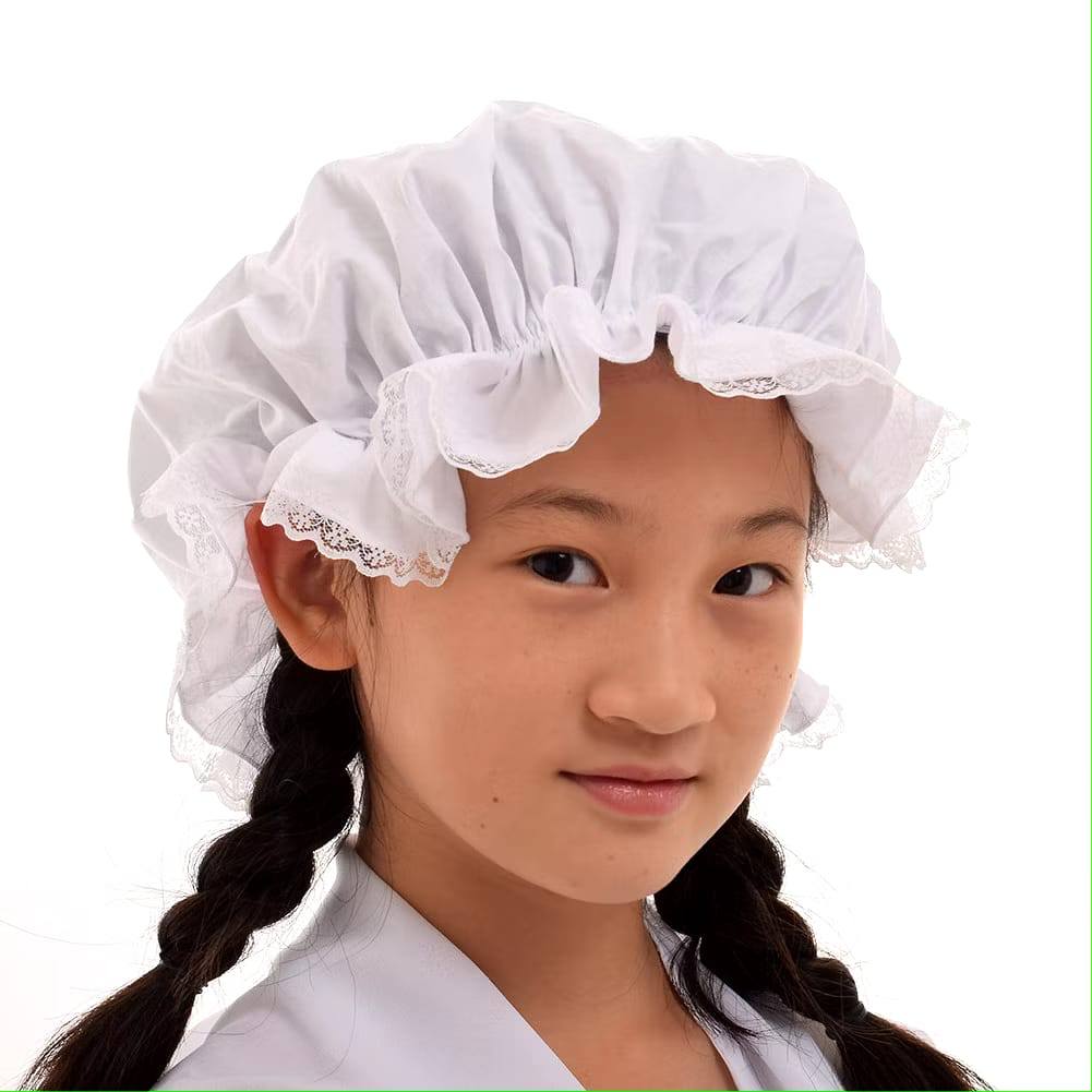 Hair bonnet katun cape renda dewasa HC17