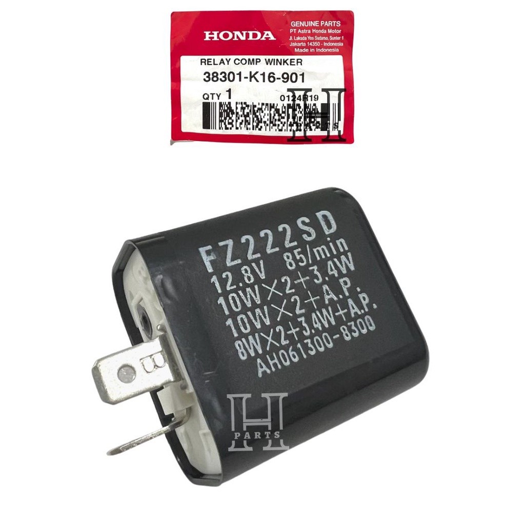 HStore Flasher Flaser Relay Otomatis Lampu Sein Beat Scoopy Vario 110 FI ESP 38301-K16-901 AHM HGP