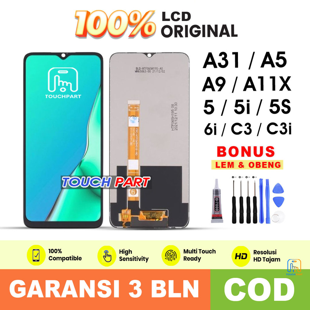 Lcd Oppo A31 2020 / A5 2020 / A9 2020 / A11X / RELME 5 / RELME 5I / RELME 5S / RELME 6I / RELME C3 /