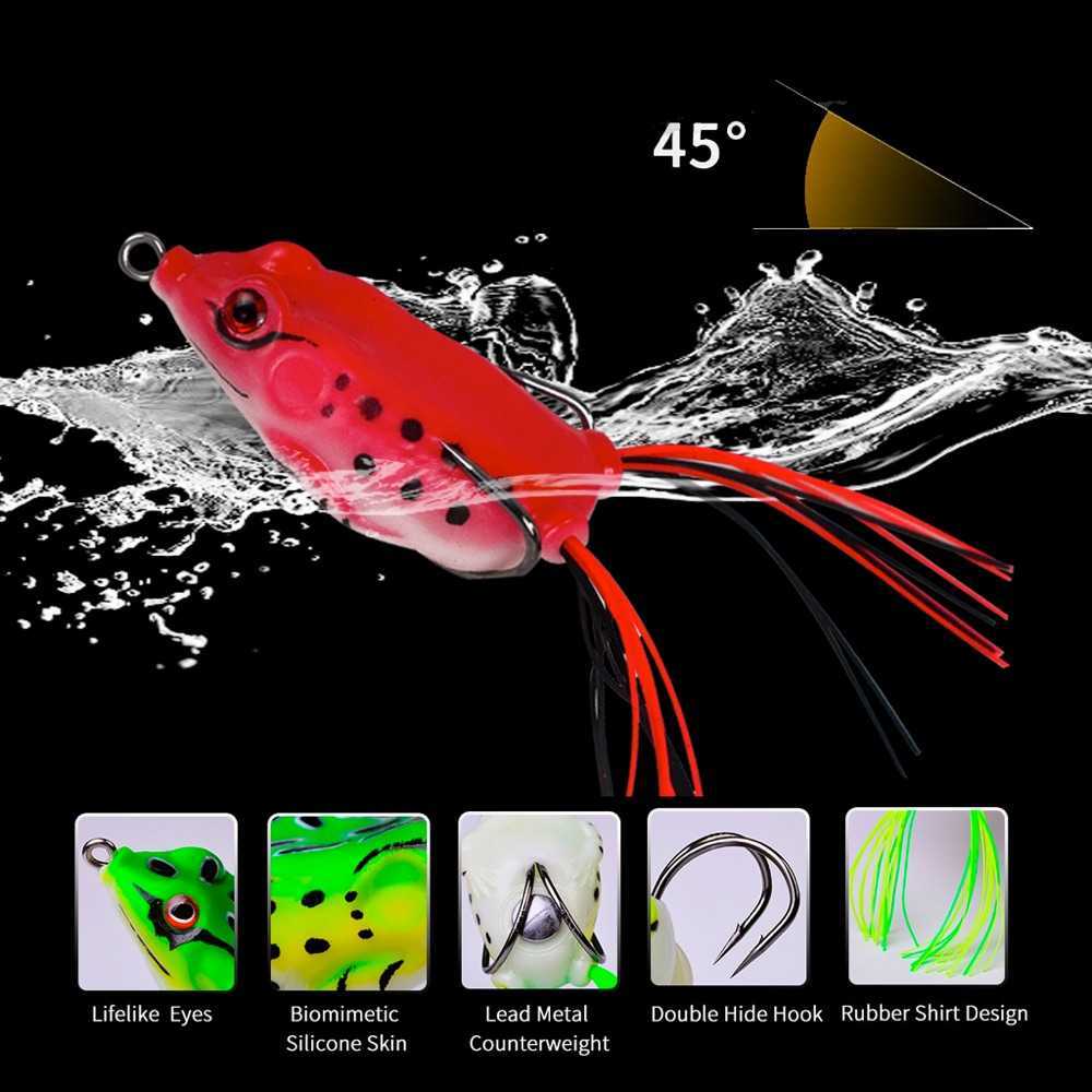 Umpan Pancing Katak Kecil Frog Lure Soft Tube Bait 12g, Umpan Kodok Casting Ikan Gabus & Toman - F03