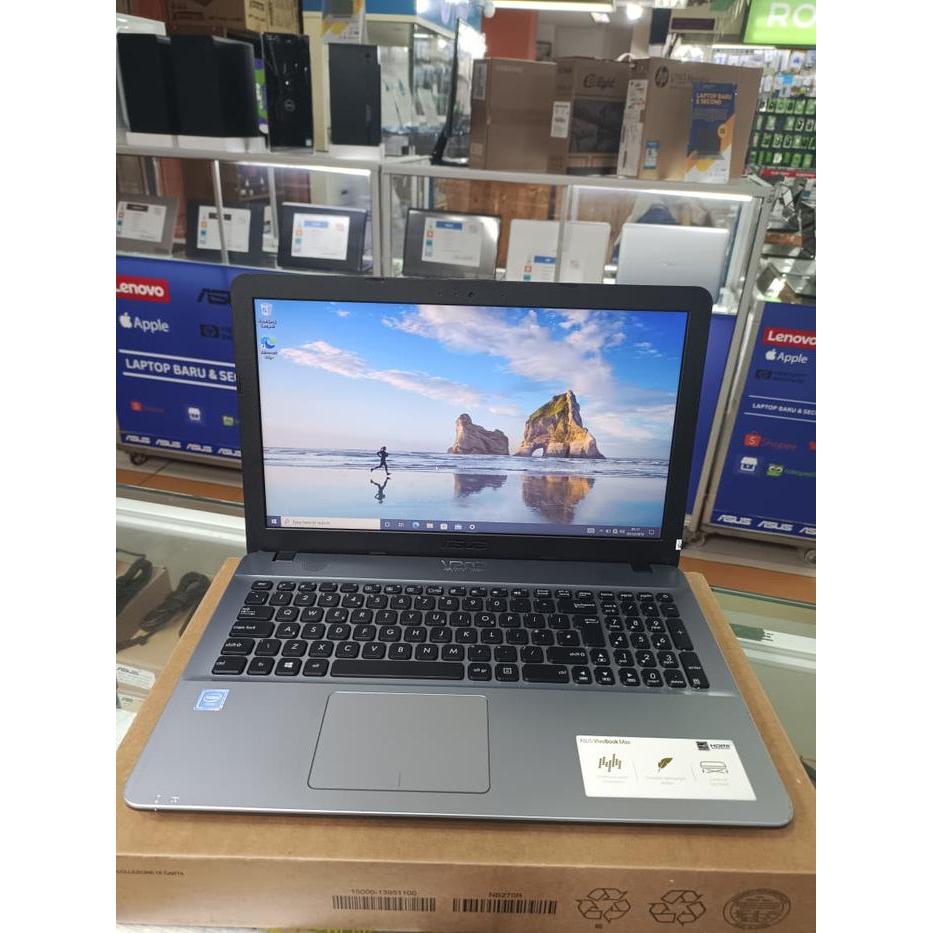 Asus X541SA Intel Celeron-N3060 RAM 4GB SSD 128GB Laptop Silver Mulus Siap Pakai dengan Layar 15 Inc