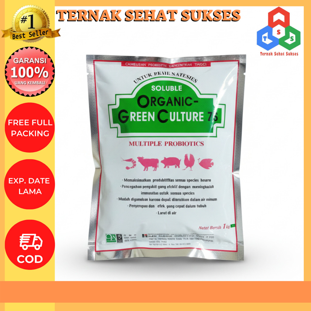 Organic Green Culture (OGC) Zs 1 KG - Multiple Probiotics Campuran Probiotik Konsetrasi Tinggi Untuk