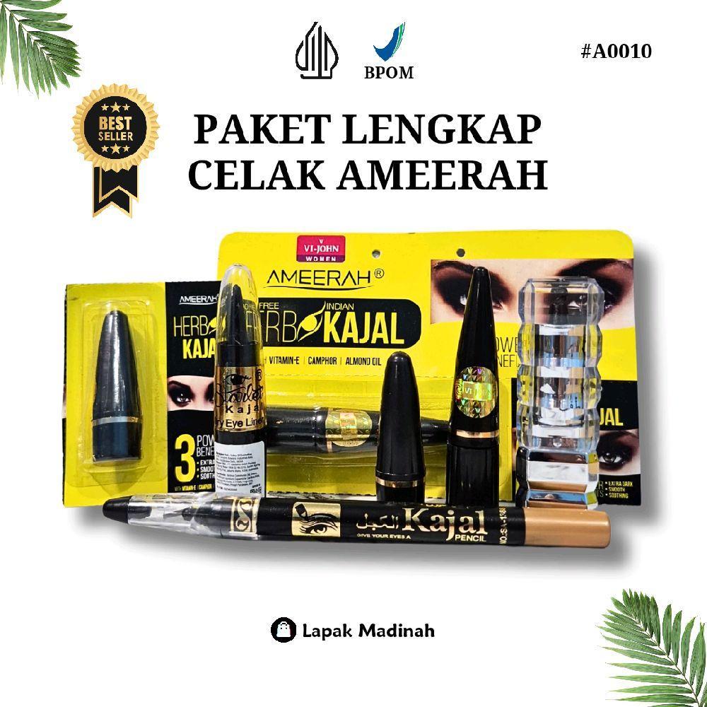 Paket Lengkap 5 PCS Varian Celak Arab Asli Ameerah Kajal BPOM