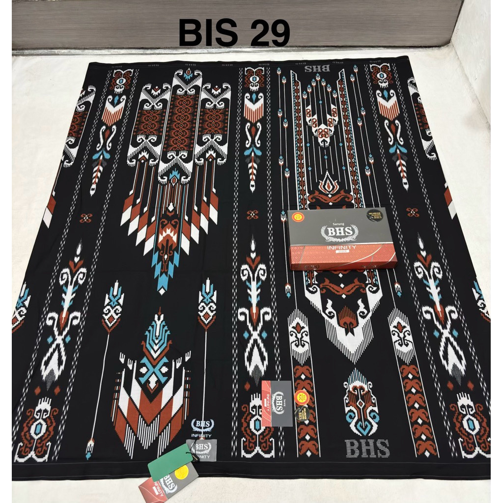 Sarung BHS Infinity Silver Premium Asli | Sarung Pria Dewasa Adem Nyaman