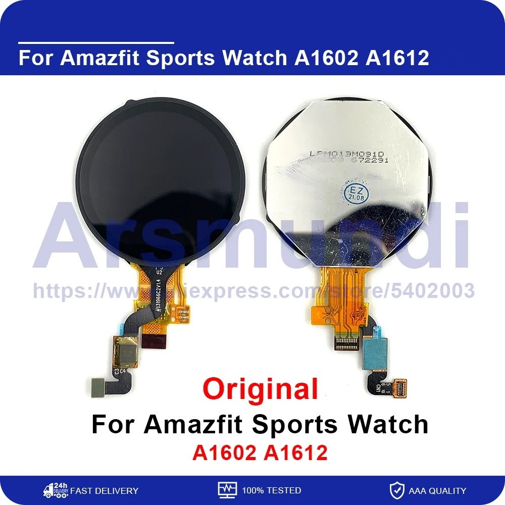 For Huami Amazfit Sports Wat A1602 A1612 Pace GPS Smart Wat LCD splay Tou Screen gitizer For Amazfit