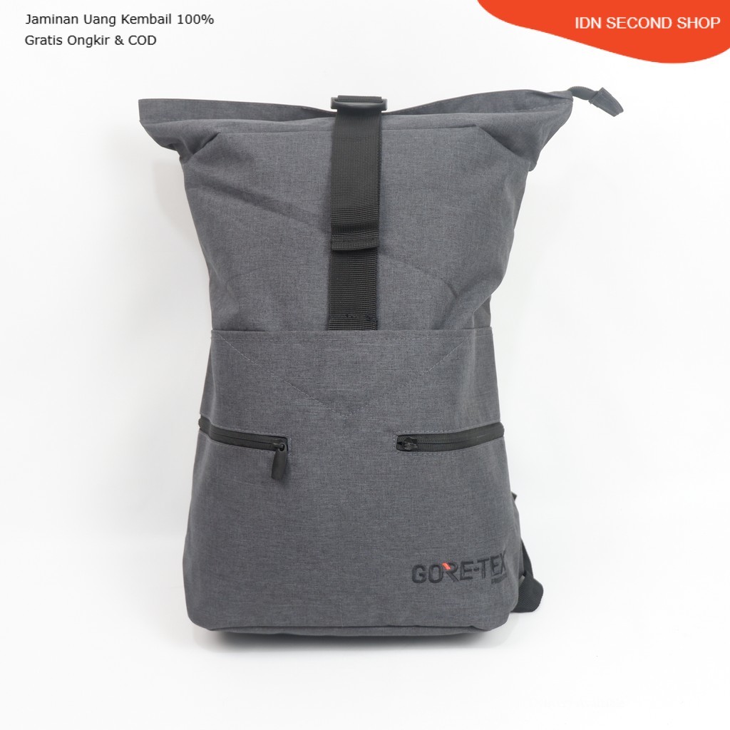 GORETEX Halfar Rolltop Backpack Waterproof Lightweight Urban Outdoor Daypack Preloved