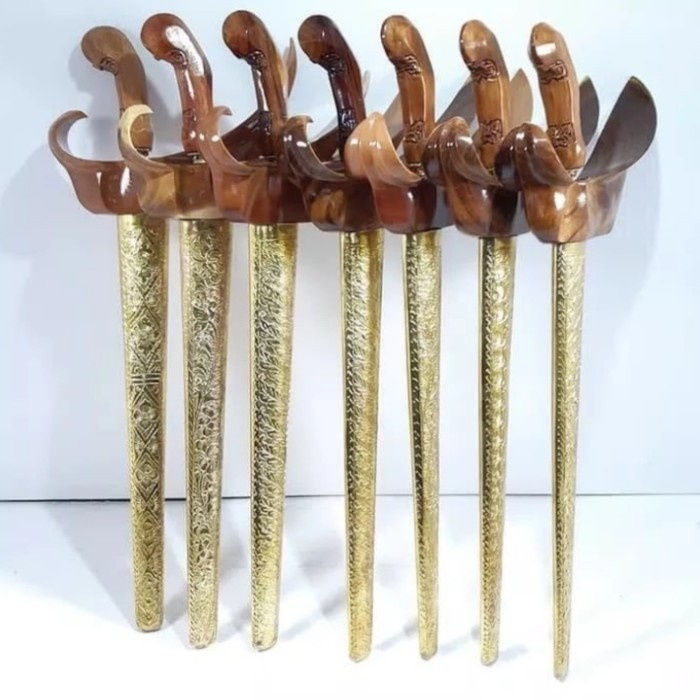 Warangka Keris Ladrang Surakarta satu set Lengkap KF